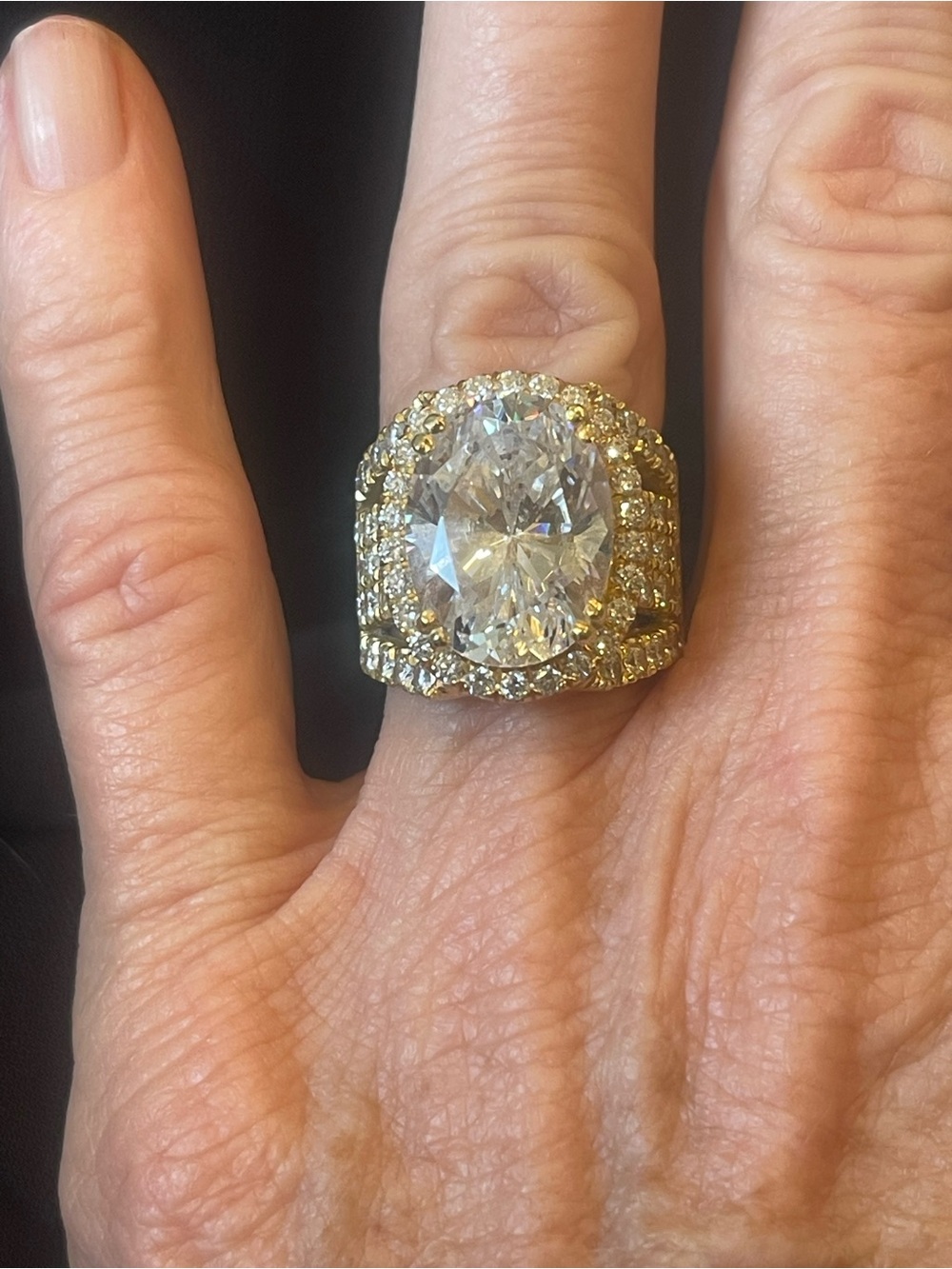 Custom 14k Gold Diamond Ring